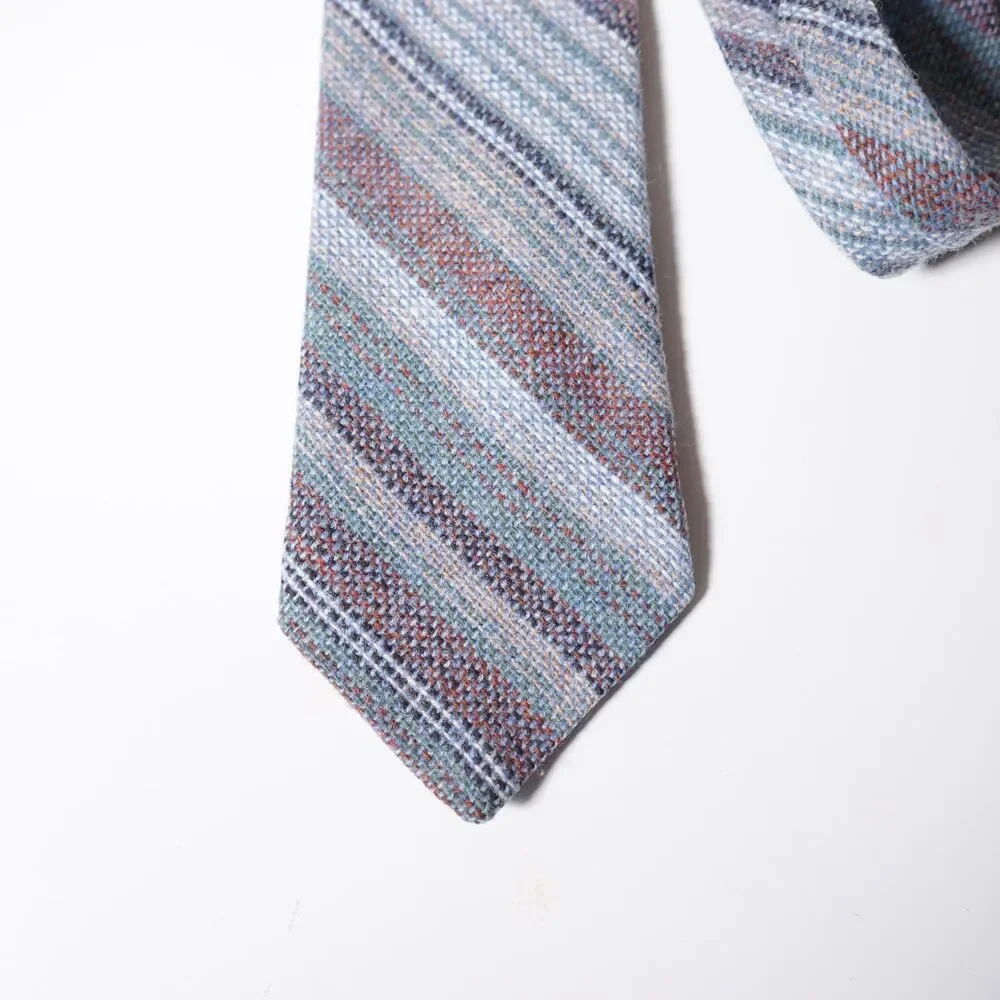 Hortex Tweed Tie Traditional Tweed Pure Wool Made in Ireland
